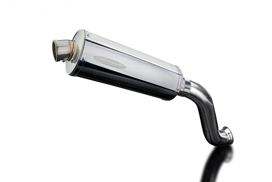 KTM 690 DUKE 2012-2018 350mm OVAL STAINLESS BSAU SILENCER EXHAUST KIT