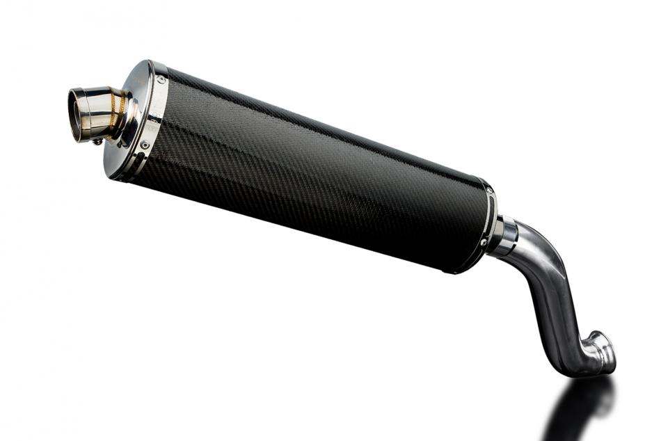 KTM 690 DUKE 2012-2018 450mm OVAL CARBON BSAU SILENCER EXHAUST KIT