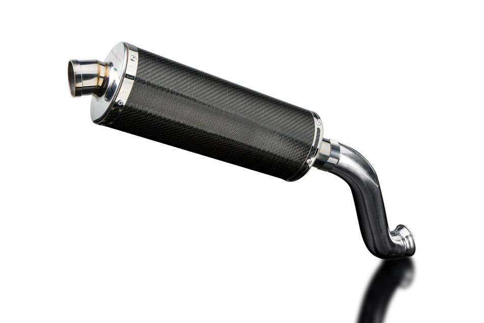 KTM 690 DUKE 2012-2018 350mm OVAL CARBON BSAU SILENCER EXHAUST KIT