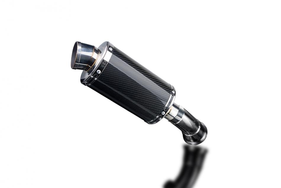 DUCATI HYPERSTRADA HYPERMOTARD 821 939 13-18 DECAT 225mm OVAL CARBON EXHAUST