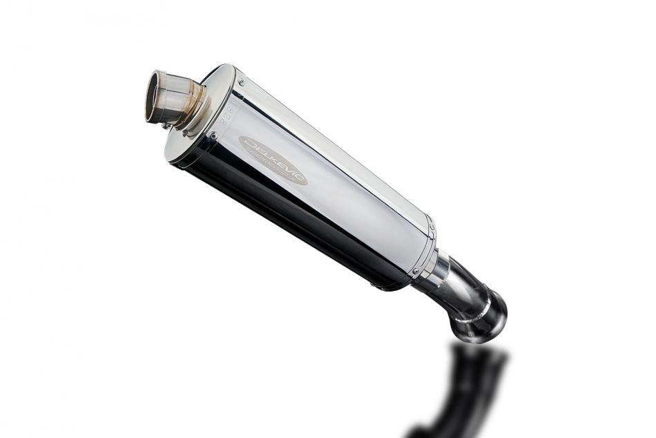 DUCATI HYPERSTRADA HYPERMOTARD 821 939 13-18 DECAT 350mm OVAL STAINLESS EXHAUST