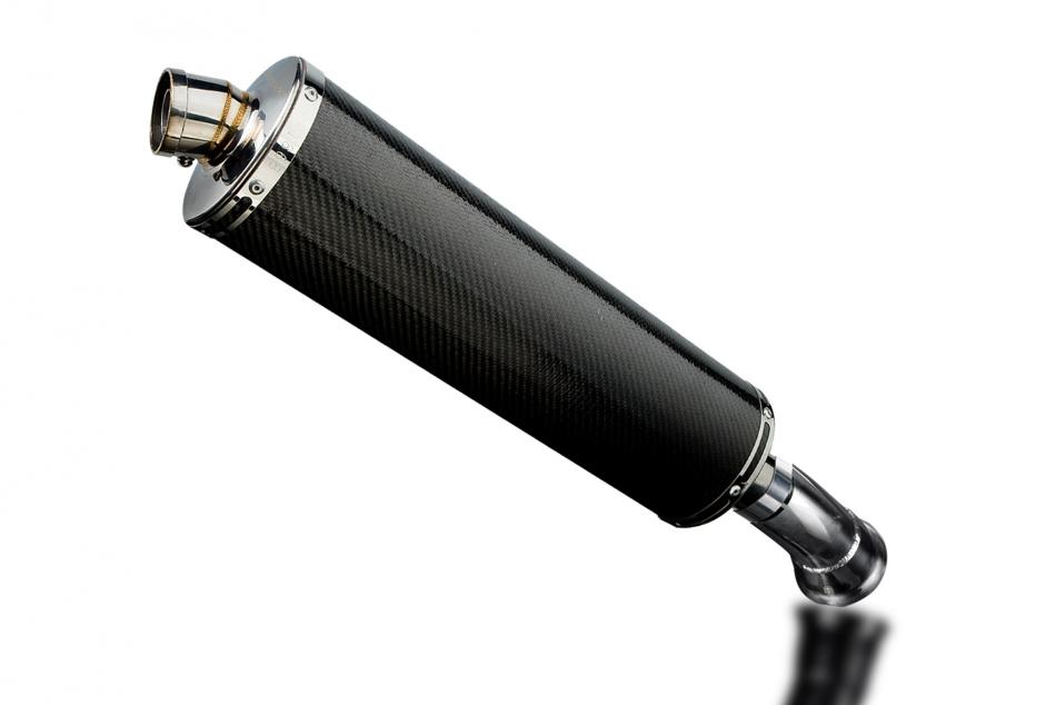 DUCATI HYPERSTRADA HYPERMOTARD 821 939 13-18 DECAT 450mm OVAL CARBON EXHAUST