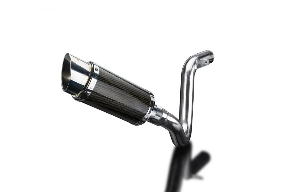 KTM 125 DUKE 2011-2016 200mm ROUND SILENCER CARBON  SILENCER EXHAUST SYSTEM KIT