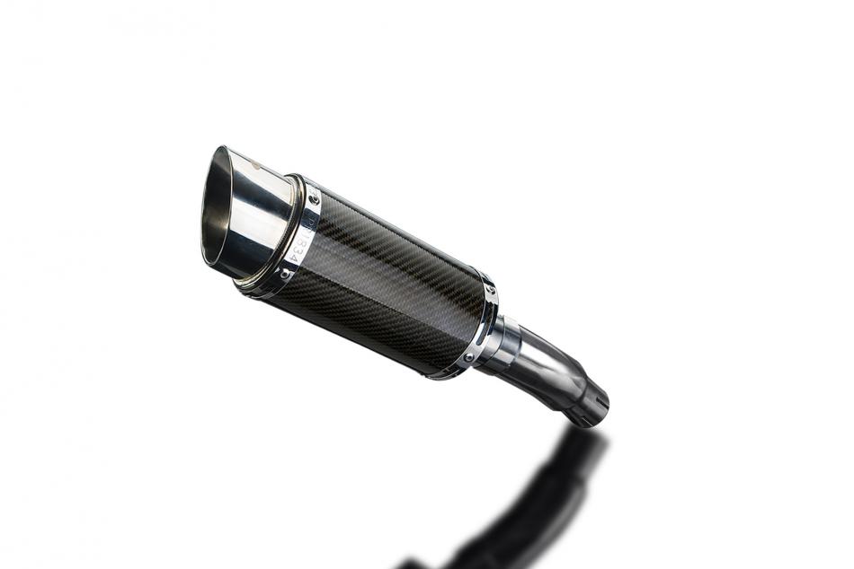 KAWASAKI VERSYS 300X 2017-2023 200mm ROUND CARBON  SILENCER EXHAUST KIT