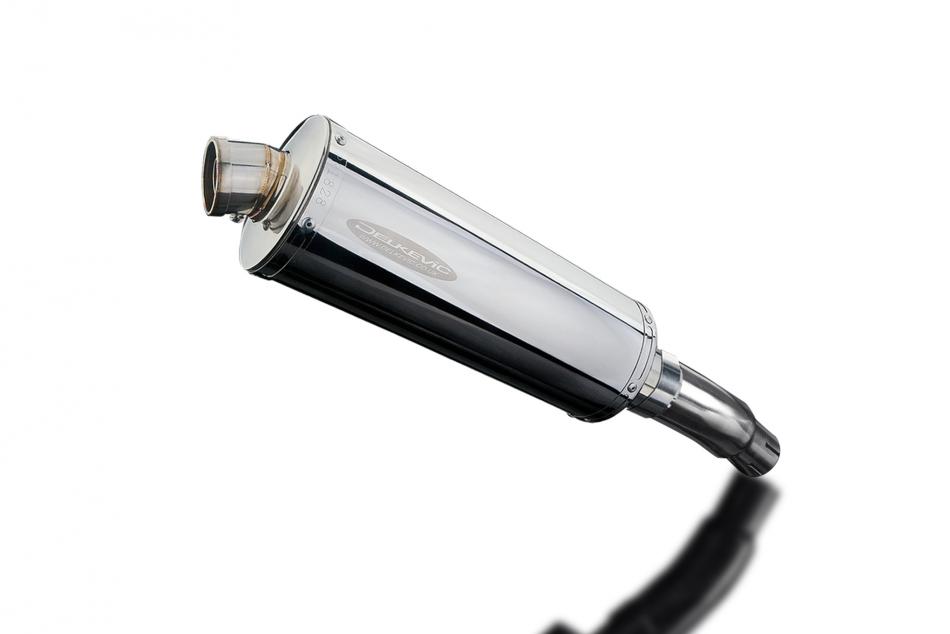 KAWASAKI VERSYS 300X 2017-2023 350mm OVAL STAINLESS BSAU SILENCER EXHAUST KIT