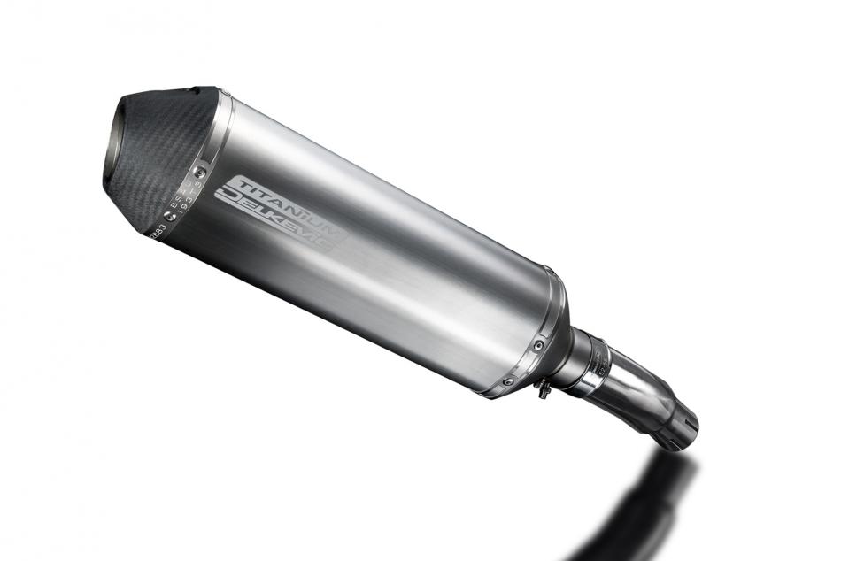 KAWASAKI VERSYS 300X 2017-2023 343mm X-OVAL TITANIUM BSAU SILENCER EXHAUST KIT