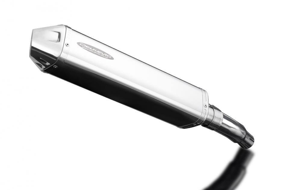 Kawasaki Versys 300X 2017-2023 420mm Tri-Oval Stainless Exhaust Silencer Can Kit