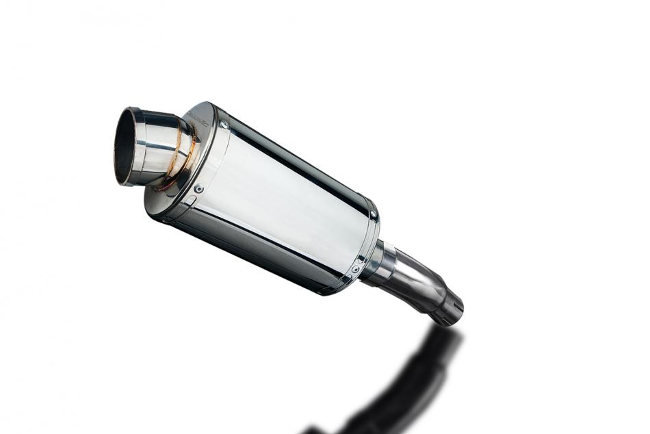 KAWASAKI VERSYS 300X 2017-2023 225mm OVAL STAINLESS SILENCER EXHAUST KIT