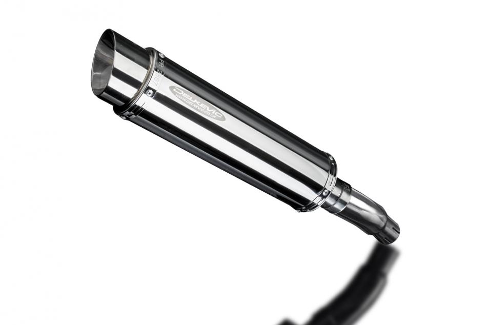 KAWASAKI VERSYS 300X 2017-2023 350mm ROUND STAINLESS BSAU SILENCER EXHAUST KIT