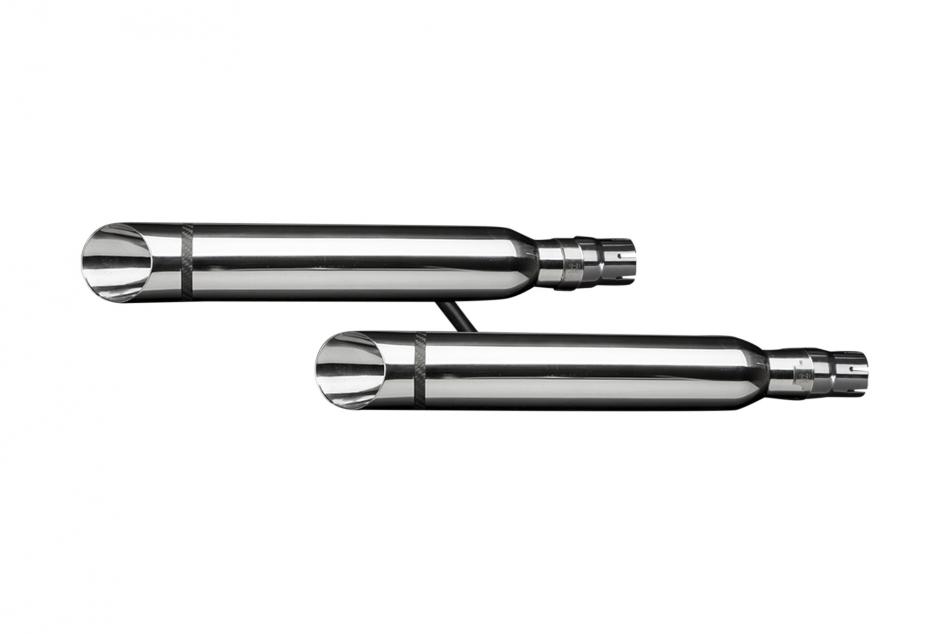 HONDA VTX1300C 01-09 VTX1300R-T 08-09 410mm CUSTOM SILENCER EXHAUST SLASH CUT