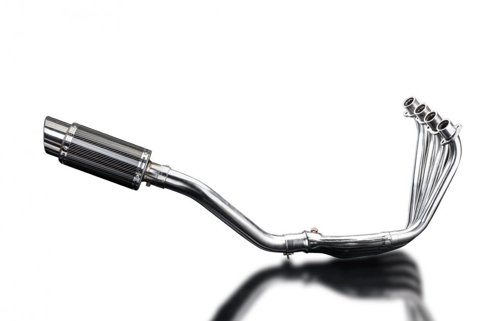 HONDA CBR650F CB650F 14-18 FULL EXHAUST SYSTEM 200mm CARBON ROUND SILENCER