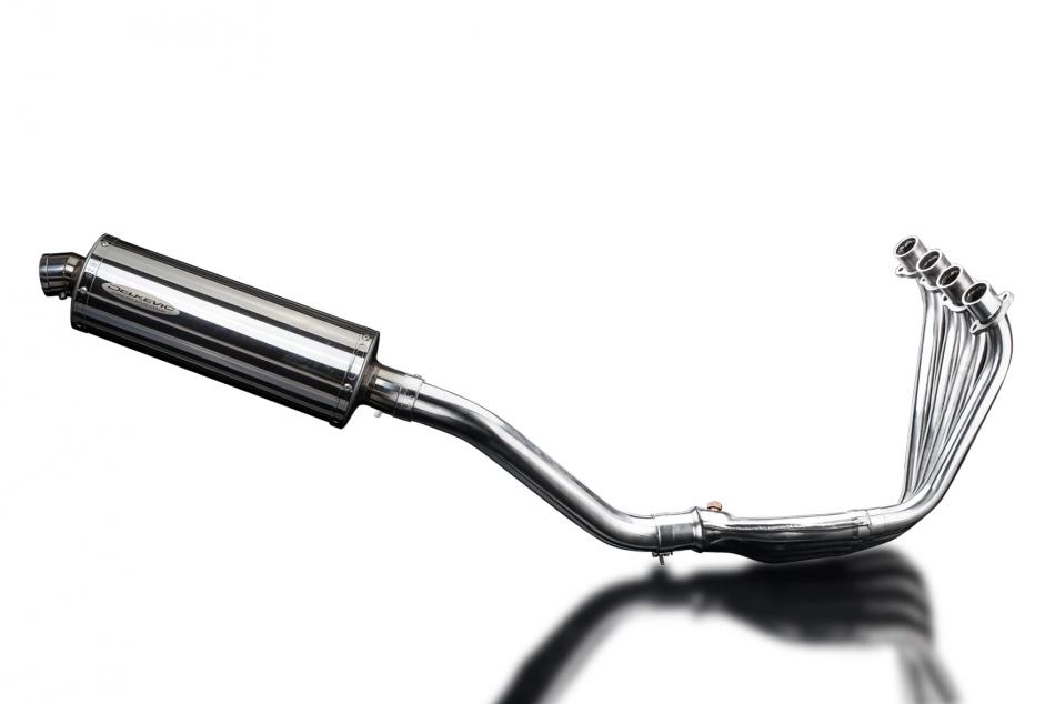 HONDA CBR650F CB650F 14-18 FULL EXHAUST SYSTEM 350mm STAINLESS OVAL SILENCER