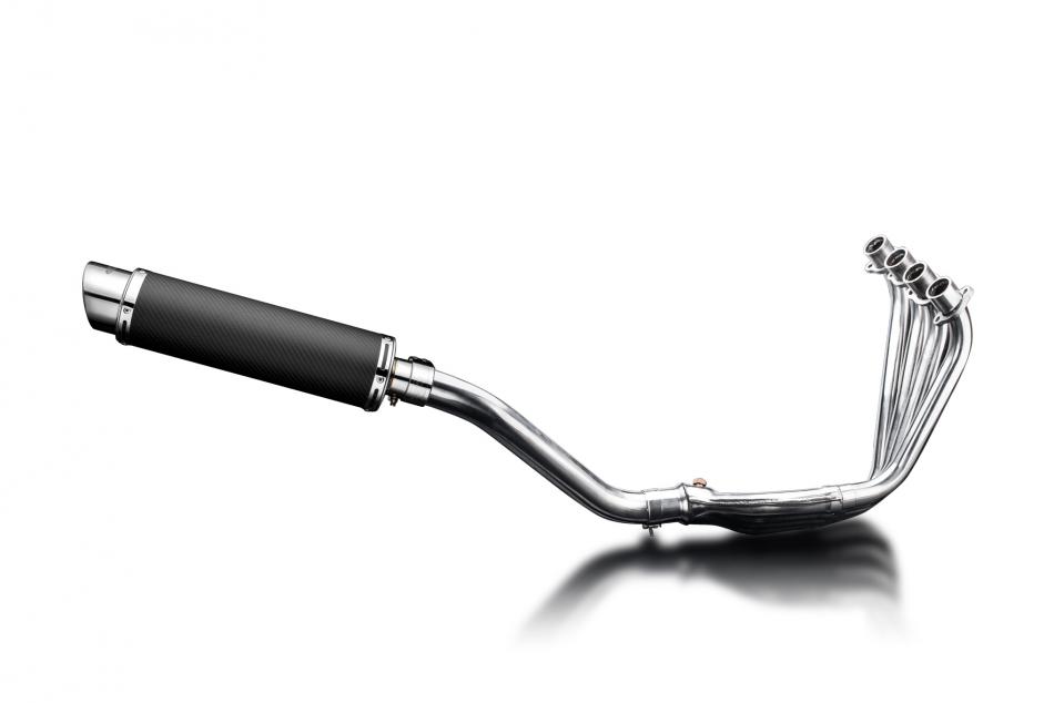 HONDA CBR650F CB650F 14-18 FULL EXHAUST SYSTEM 350mm CARBON ROUND SILENCER