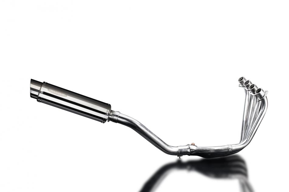 HONDA CBR650F CB650F 14-18 FULL EXHAUST SYSTEM 350mm STAINLESS ROUND SILENCER