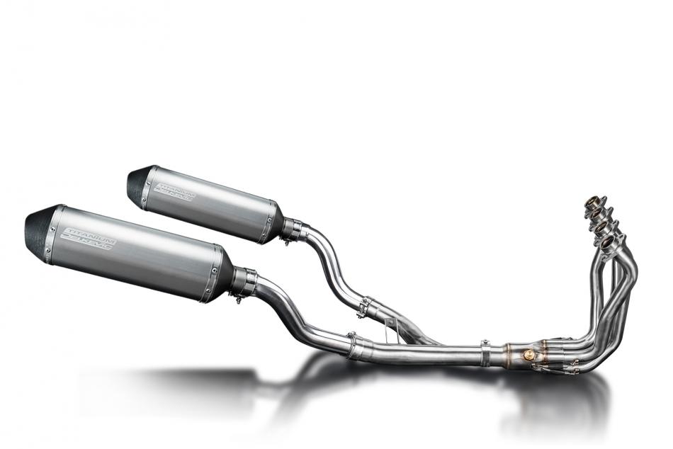 KAWASAKI Z1000SX Z1000 2010> FULL EXHAUST SYSTEM 343mm TITANIUM XOVAL SILENCE