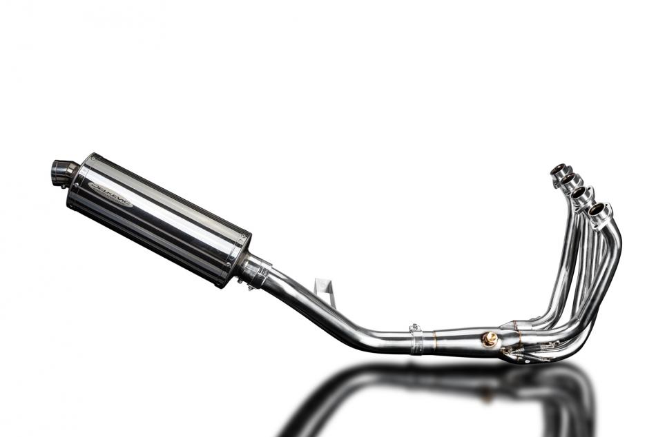 KAWASAKI Z900RS Z900SE 18-24 FULL EXHAUST SYSTEM 350mm STAINLESS OVAL SILENCER