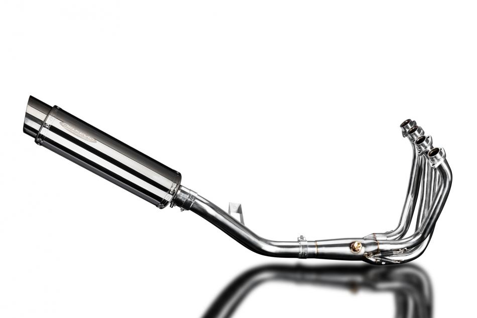 KAWASAKI Z900RS Z900SE 18-24 FULL EXHAUST SYSTEM 350mm STAINLESS ROUND SILENCER
