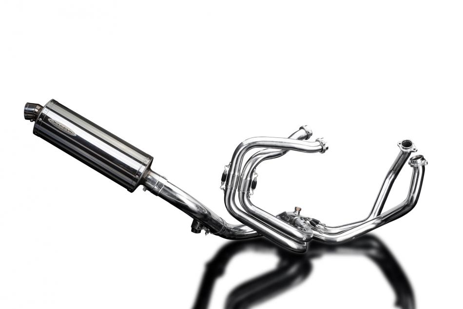 HONDA VFR800F 14-19 VFR800X 15-19 FULL EXHAUST 350mm STAINLESS OVAL BSAU