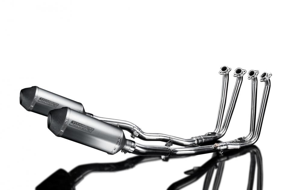 YAMAHA FJR1300 2006-2023 FULL EXHAUST SYSTEM 260mm TITANIUM XOVAL BSAU SILENCERS