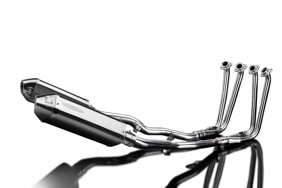 YAMAHA FJR1300 2006-2023FULL EXHAUST SYSTEM 320mm STAINLESS TRI BSAU SILENCERS