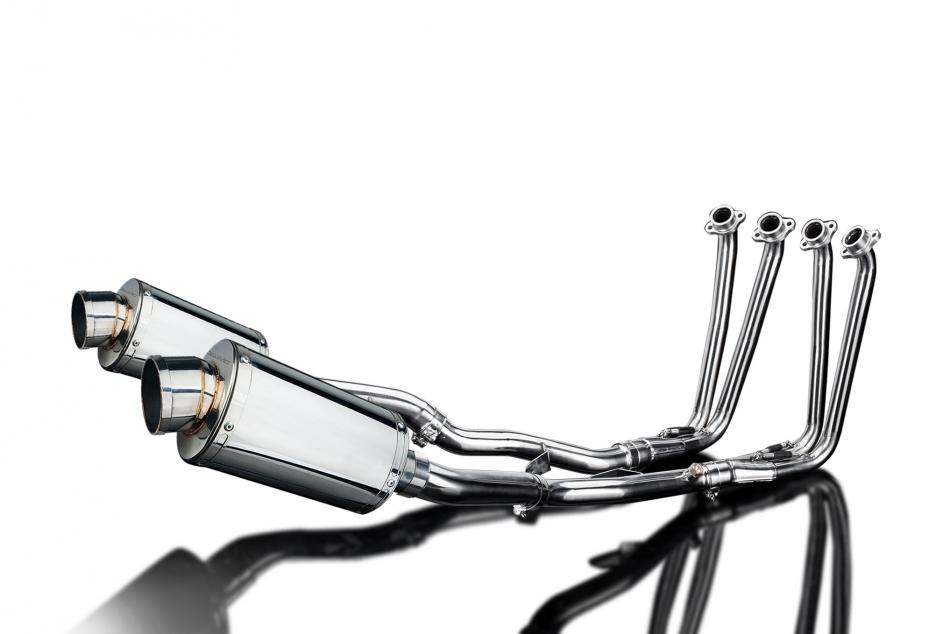 YAMAHA FJR1300 2006-2023 FULL EXHAUST SYSTEM 225mm STAINLESS OVAL SILENCERS