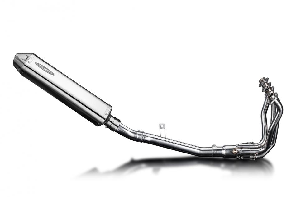 Kawasaki Z900 2017-2019 Full Exhaust 4-1 420mm Tri-Oval Stainless Silencer