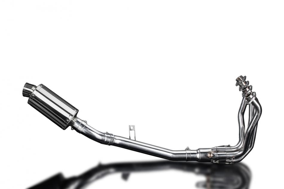 KAWASAKI Z900 17-19 FULL EXHAUST SYSTEM  225mm STAINLESS OVAL SILENCER