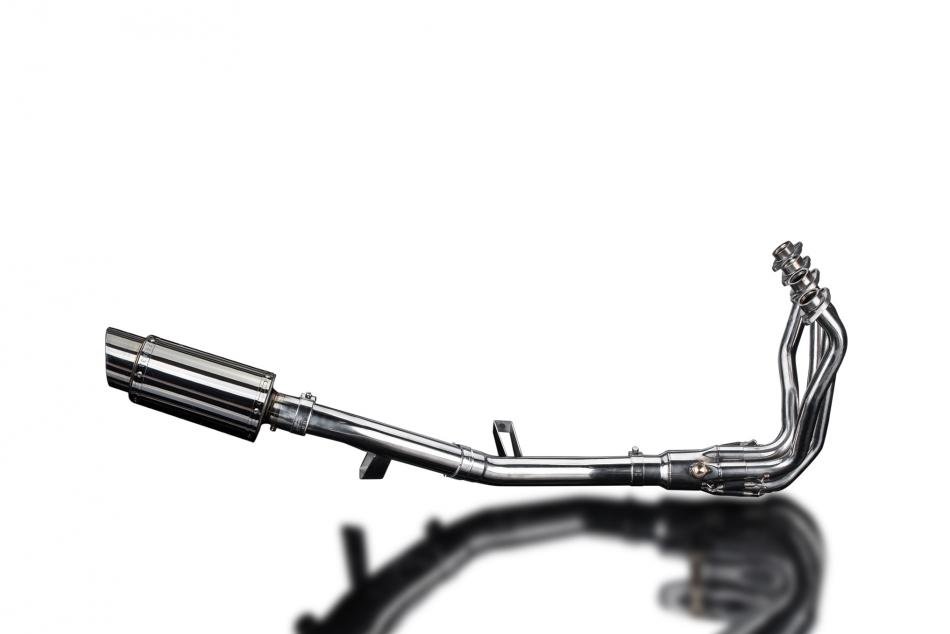 KAWASAKI KLZ1000 VERSYS 2015-18 FULL EXHAUST 200mm STAINLESS ROUND SILENCER