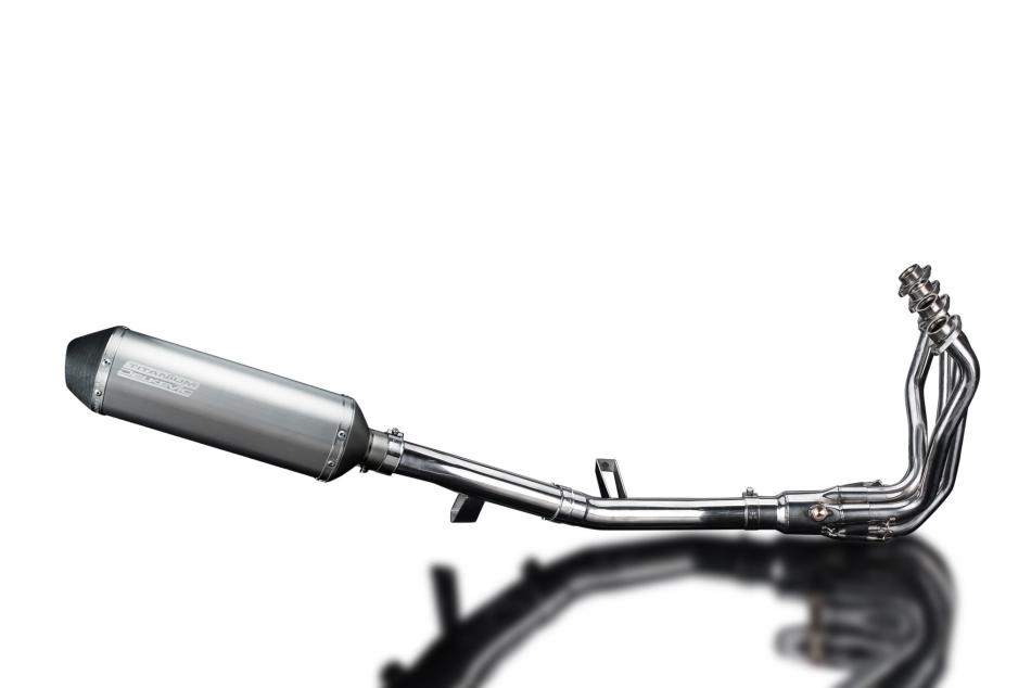 KAWASAKI KLZ1000 VERSYS 2015-18 FULL EXHAUST 343mm TITANIUM XOVAL BSAU SILENCER