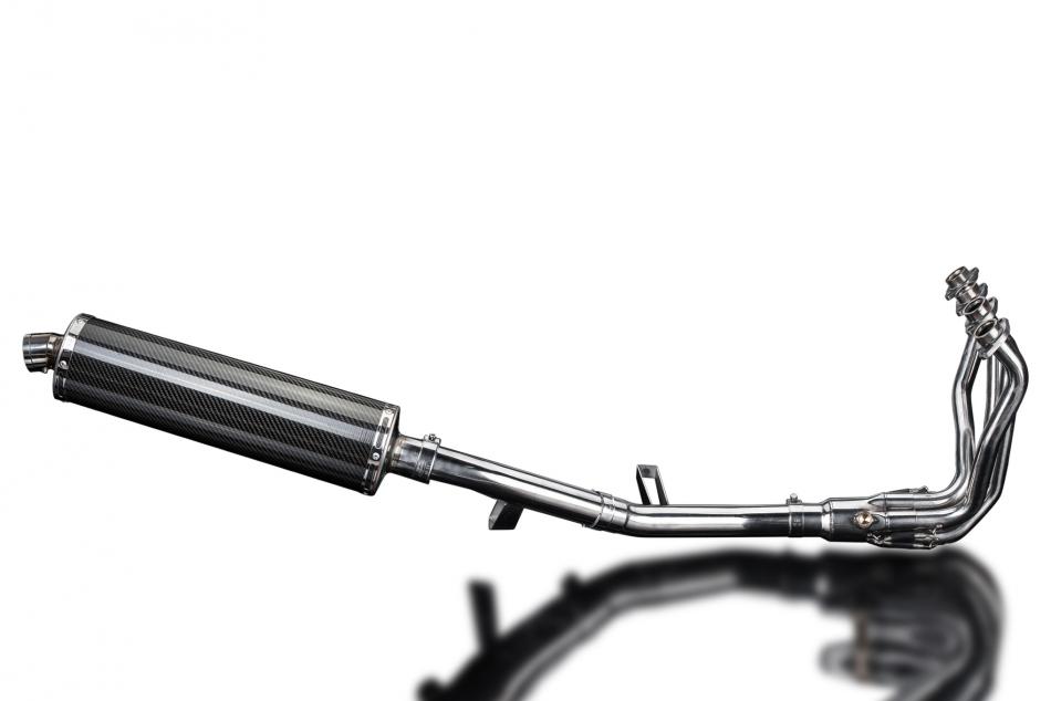 KAWASAKI KLZ1000 VERSYS 2015-18 FULL EXHAUST 450mm CARBON OVAL BSAU SILENCER