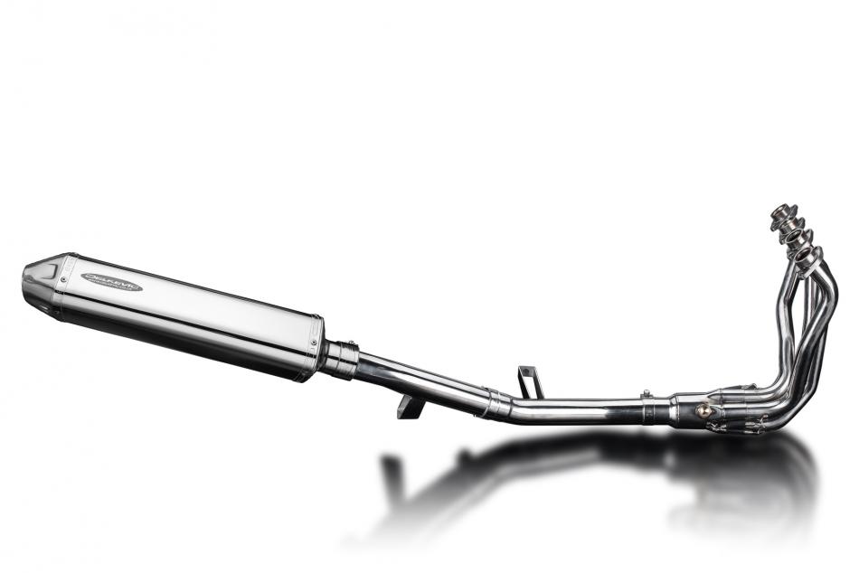 Kawasaki KLZ1000 Versys 15-18 Full Exhaust 4-1 420mm Tri-Oval Stainless Silencer