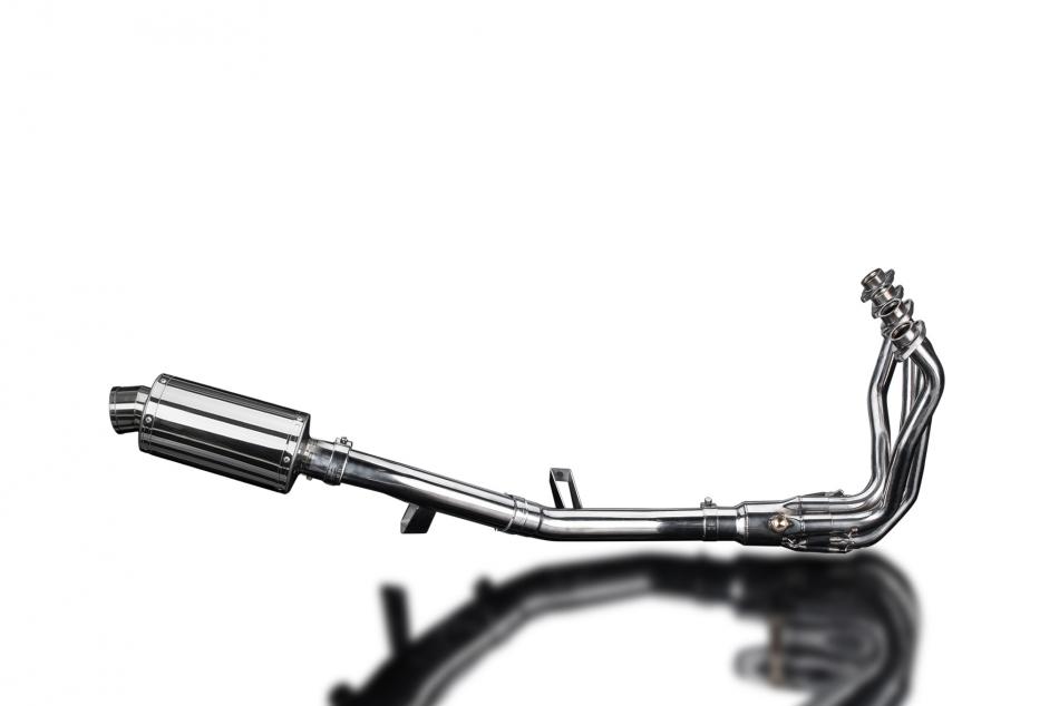 KAWASAKI KLZ1000 VERSYS 2015-18 FULL EXHAUST 225mm STAINLESS OVAL SILENCER