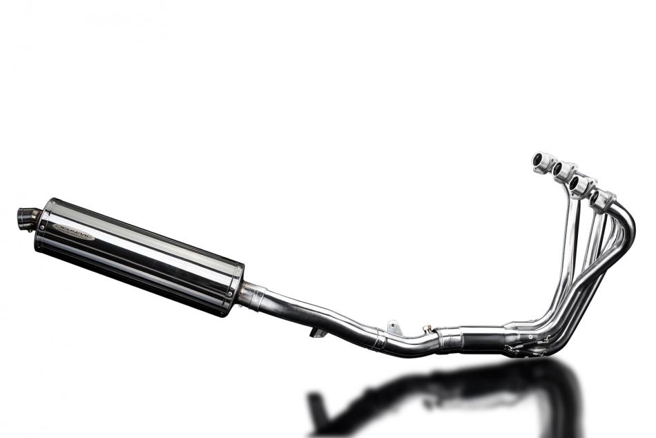 HONDA CB1100A 13-17 FULL 4-1 EXHAUST SYSTEM 450mm STAINLESS OVAL BSAU SILENCER