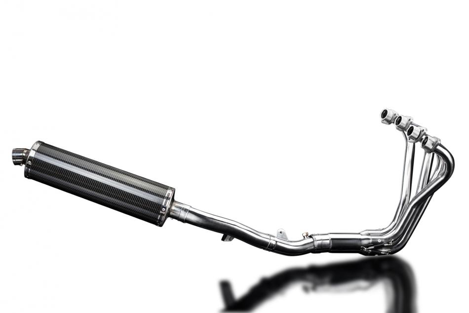 HONDA CB1100A 13-17 FULL 4-1 EXHAUST SYSTEM 450mm CARBON OVAL BSAU SILENCER