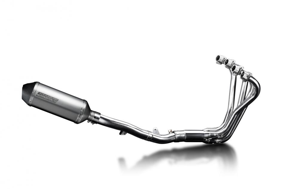 Honda CB1100A 2013-2017 Complete Exhaust 4-1 260mm X-Oval Titanium Silencer Can