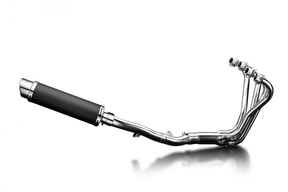 HONDA CB1100A 13-17 FULL 4-1 EXHAUST SYSTEM 350mm CARBON ROUND BSAU SILENCER