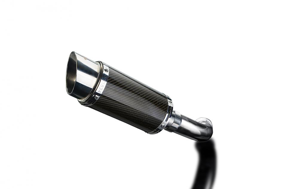 KTM RC390 390 DUKE 2017-2020 200mm ROUND CARBON SILENCER EXHAUST KIT