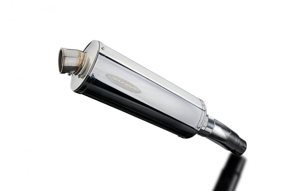 Kawasaki Ninja 400 2018-2023 350mm Oval Stainless Exhaust Silencer Can Kit