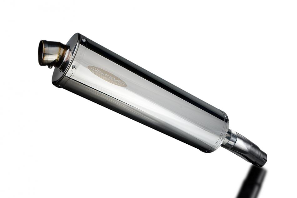 Kawasaki Ninja 400 2018-2023 450mm Oval Stainless Exhaust Silencer Can Kit