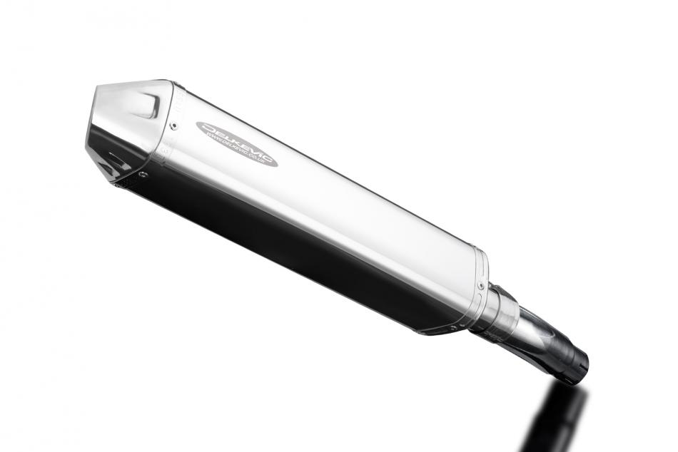 Kawasaki Ninja 400 2018-2023 420mm Tri-Oval Stainless Exhaust Silencer Can Kit