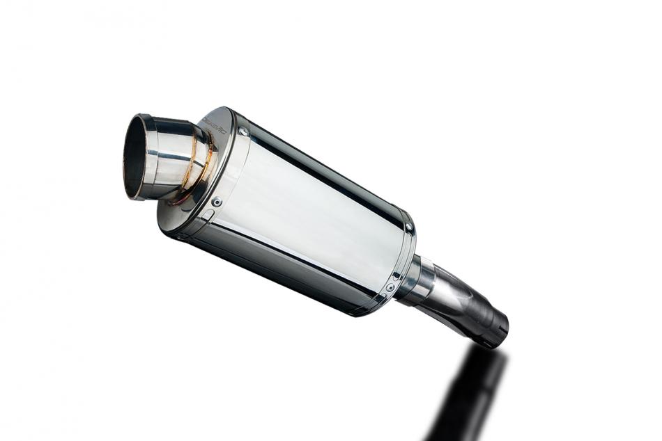 Kawasaki Ninja 400 2018-2023 225mm Oval Stainless Exhaust Silencer Can Kit