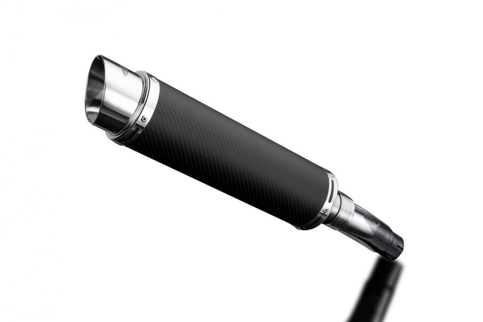 Kawasaki Ninja 400 2018-2023 350mm Round Carbon Exhaust Silencer Can Kit