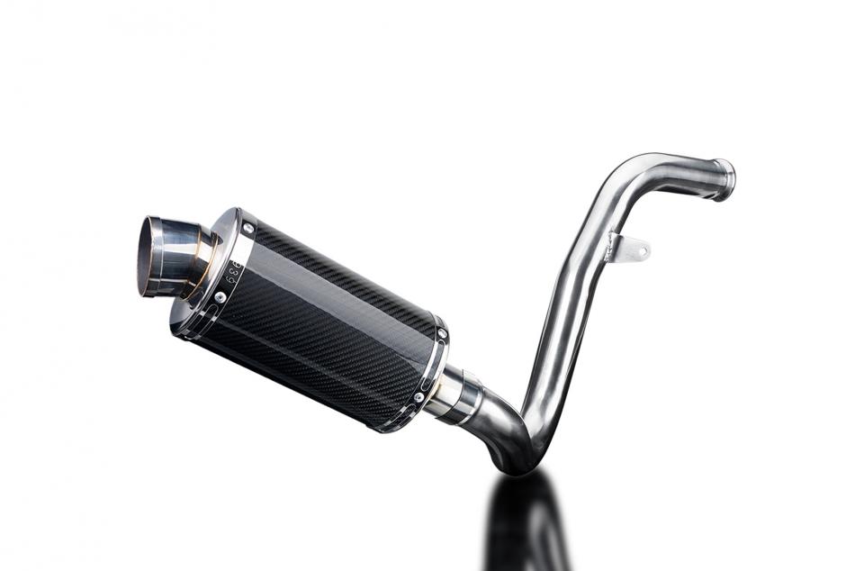 KTM RC390  390 DUKE 17-20 DECAT 225mm OVAL CARBON SILENCER EXHAUST KIT