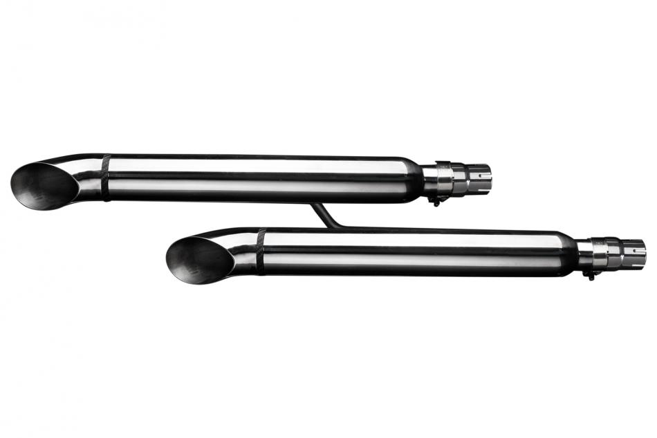 HONDA VTX1300R 05-07 VTX1300S 03-07 550mm CUSTOM SILENCER EXHAUST TURN OUT