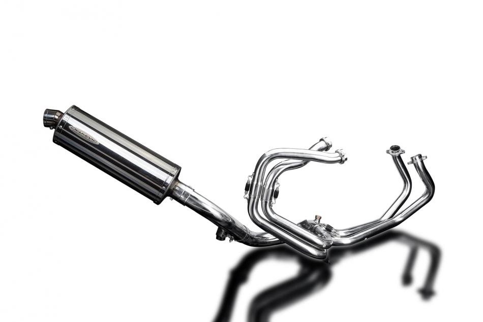 HONDA VFR800X CROSSRUNNER 11-14 FULL EXHAUST 350mm STAINLESS OVAL SILENCER