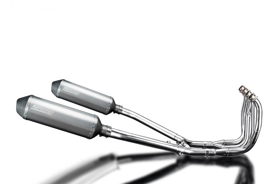 SUZUKI GSX1300R HAYABUSA 99-07 DECAT FULL 4-2 EXHAUST 343mm TITANIUM XOVAL BSAU