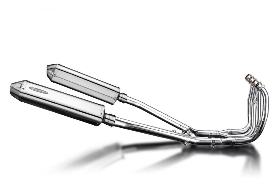 Suzuki GSX1300R Hayabusa 99-07 Full Exhaust 4-2 420mm TriOval Stainless Silencer