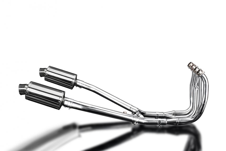 SUZUKI GSX1300R HAYABUSA 99-07 DECAT FULL 4-2 EXHAUST 225mm STAINLESS OVAL