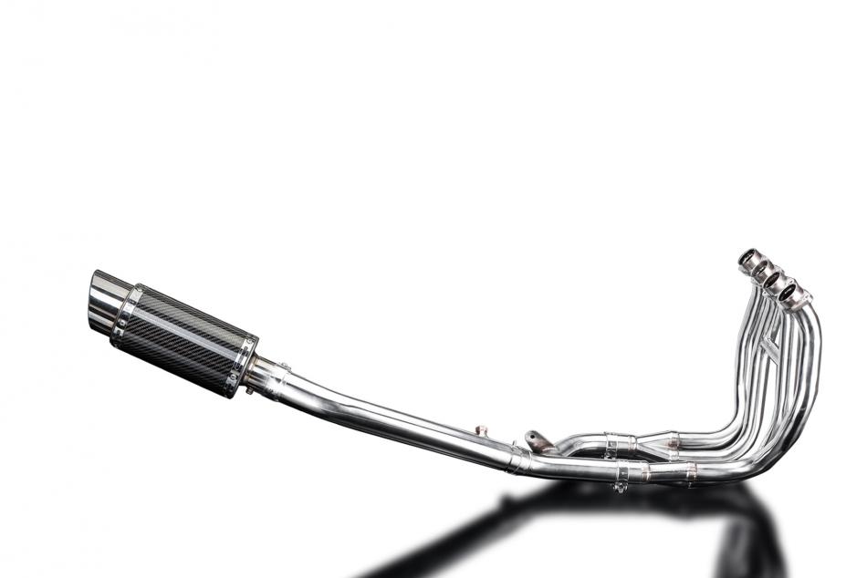 SUZUKI GSX1300R HAYABUSA 99-07 DECAT FULL 4-1 EXHAUST 200mm CARBON ROUND