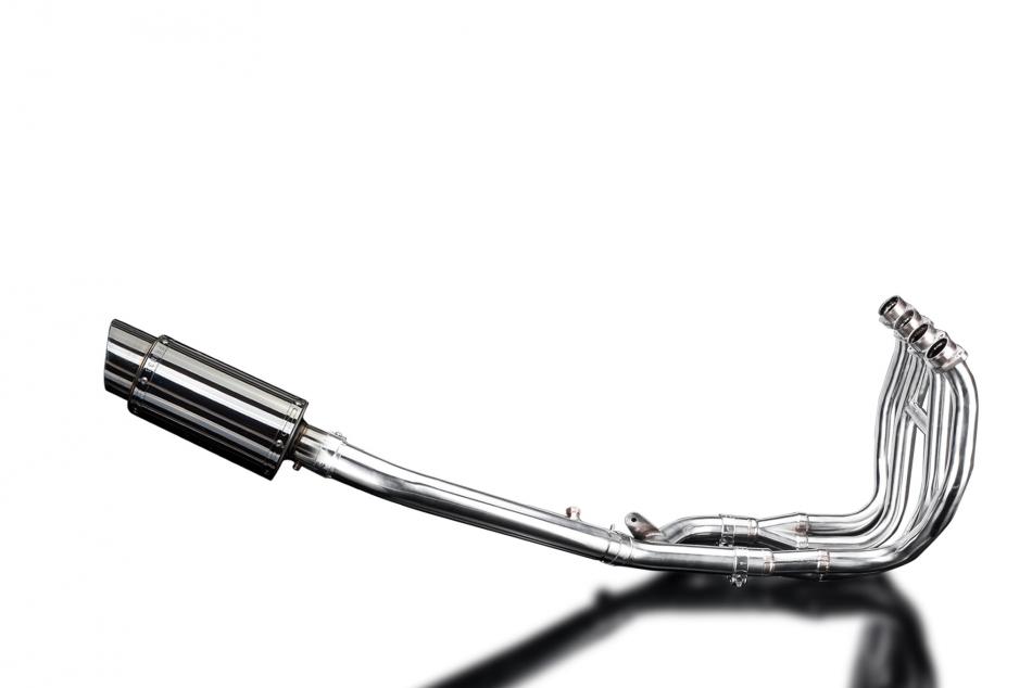 SUZUKI GSX1300R HAYABUSA 99-07 DECAT FULL 4-1 EXHAUST 200mm STAINLESS ROUND